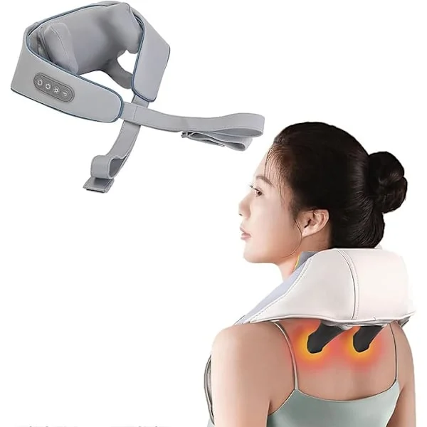 Elektrisk nack- och axelmassage, axelsjal med massage