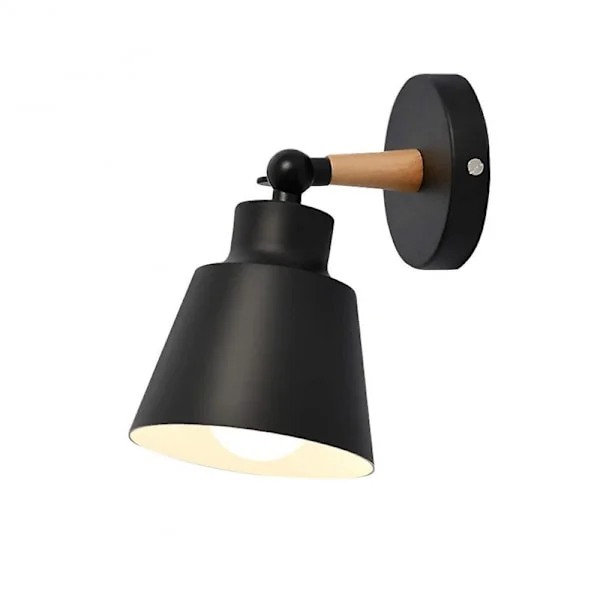 Moderne industriell vegglampe Metall vegglampe Vintage Retro vegglampe for kafé, bar, gang, loft, spisestue, stue, soverom (