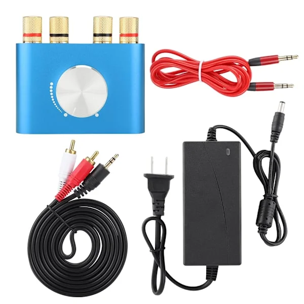 US-kontakt 110-240V 100W F900 Mini Bluetooth Power Digital HiFi-förstärkare Stereo Audio Player