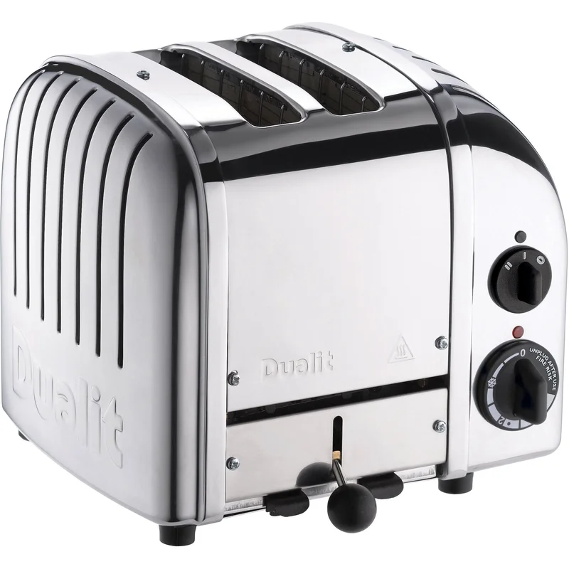 Dualit Newgen 2 slice toaster, krom | KitchenOne