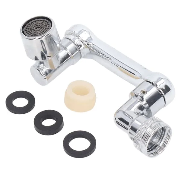 Universal Faucet Extender Aerator 1080 Degree Rotating Robotic Arm Faucet Bathroom Accessory Set Kitchen