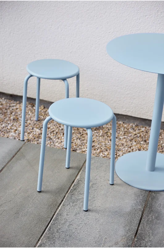 Jotex - 2-pak Kruk Duif Blauw Duif blauw - DINAN - Koop Tuinstoelen & tuinkrukken bij Jotex