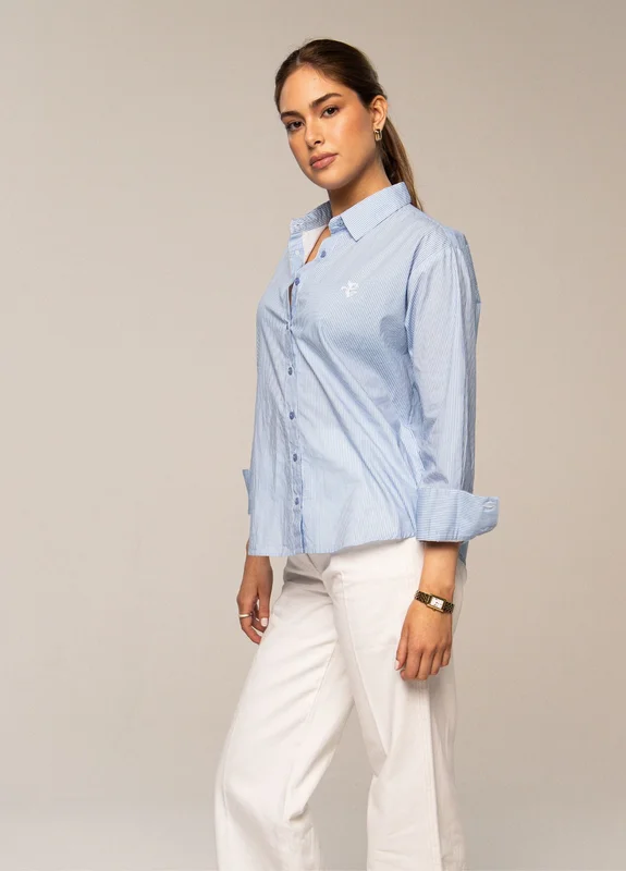 MISSMAYA - Ava Shirt Seaside Stripe - XS