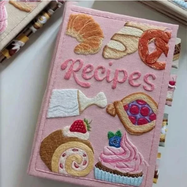 Handgjord Receptjournal, Personlig Receptbok, Personlig Matlagningsjournal, Personlig Receptbok, Organisera Recept