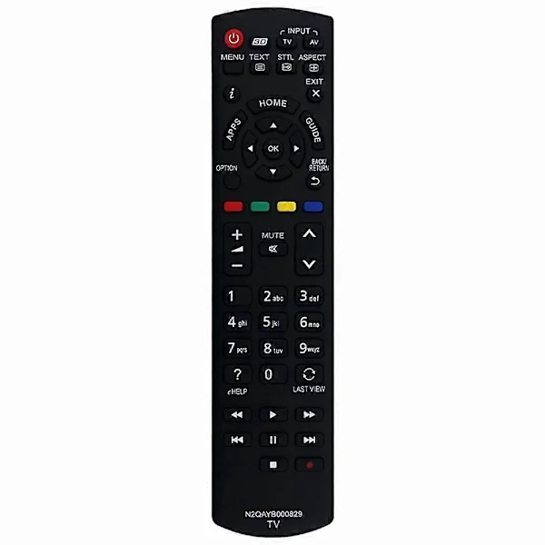 N2QAYB000829 Ersättningsfjärrkontroll för Panasonic TV Ergonomisk Kontroll