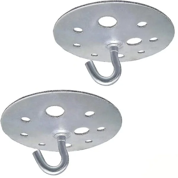 Metal Ro Base Lofthængt Krog 90mm Heavy Duty Lysekrone Krog Beslag, 2 Stykker