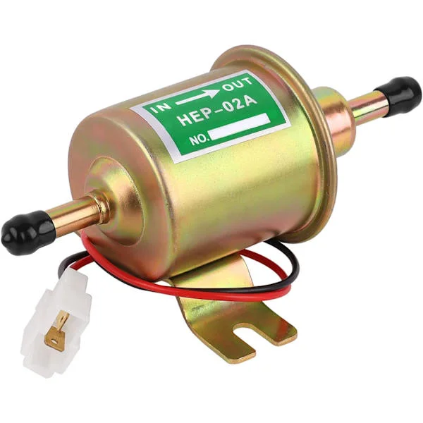 12V Universal Elektrisk Bränslepump, Lågtryck 2.5-4 PSI Inline F