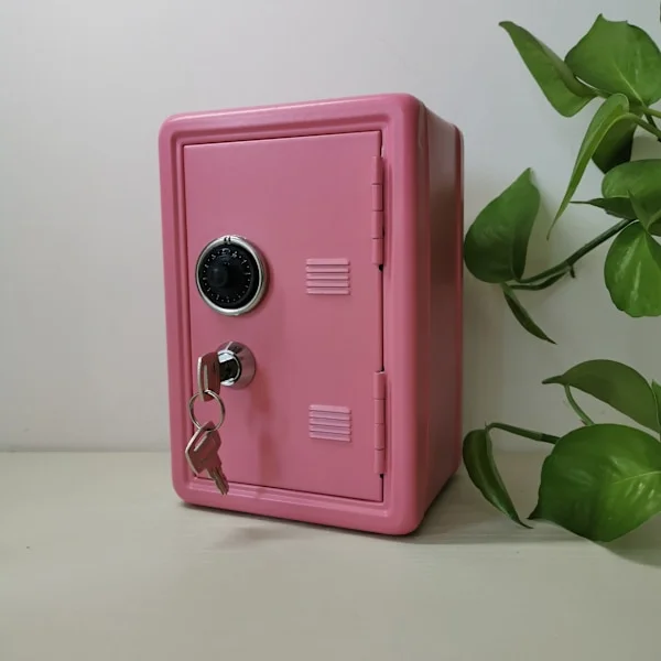 Children's Mini Piggy Bank, Home Safe, Secure Coin Jar, Password Lock, Cute and Compact Piggy Bank, Birthday Gift, Great Toy[TT]