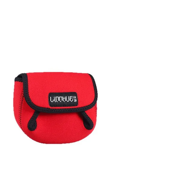 Pocket-sized Fishing Reel Bag, Waterproof Protective Case for Spinning Reel, Baitcasting Reel, Drum, Storage Bag, Red_Special Gift, Red