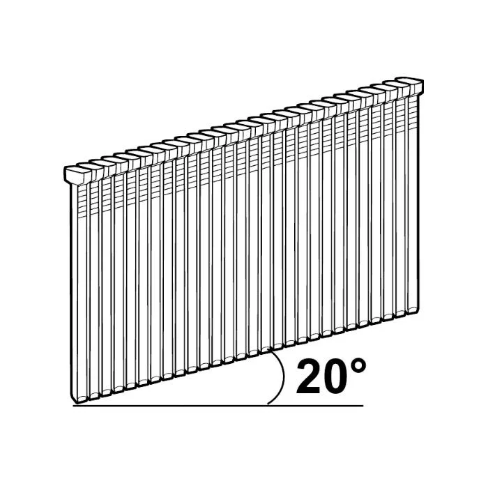 ESSVE D16 FZB Dykkert 20°, 2800-pakning 1,6x50mm, Innfesting
