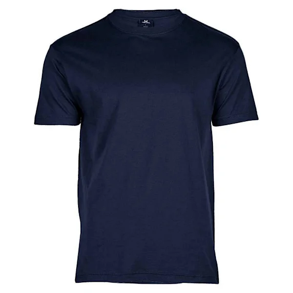 Tee Jays Basic T-shirt för män 4XL Marinblå