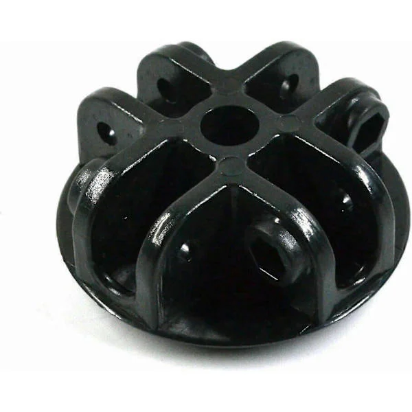 Pop-up lusthus tält 4-vägs tak mittanslutningsfäste ersättning, kraftig svart reservdel för kapellreparation, 1 st (7x3cm)