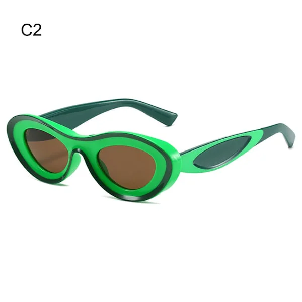 Cat Eye solbriller blågrønne nuancer C2 C2