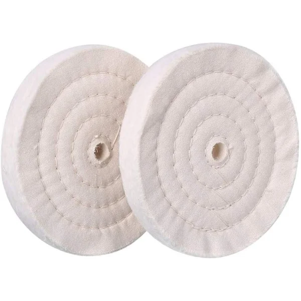 2-pack 6 " polerskivor (70 lager) för bänkslipmaskin
