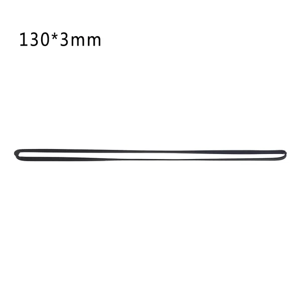 3 mm bred platt drivrem för skivspelare, gummiband för LP vinylspelare Phono 130 mm