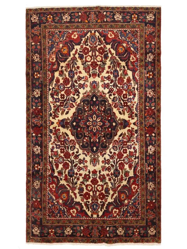 Orientalisk Lillian Matta 155X270 Svart/Mörkröd Ull