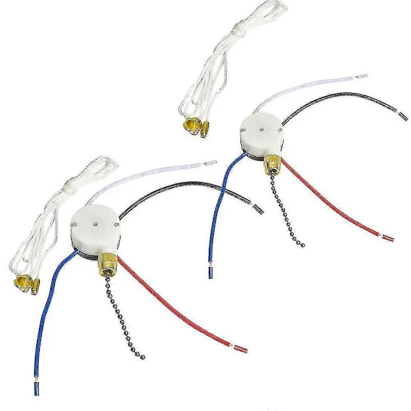 Loftvifte Træk Kontakt, ze-208s E89885 3 Hastighed 4 Lednings Vifte Kontakt Træk Kæde Ledning Kontakt Vifte Lys