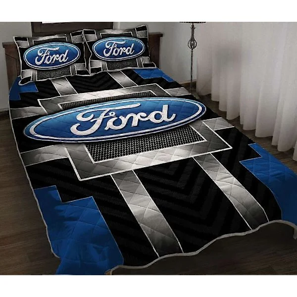 v2172 Lakanat Ford Auto Logo Pussilakanasetti Lasten Makuuhuoneen Sisustus Vuodevaatteet Lakanat IU2172