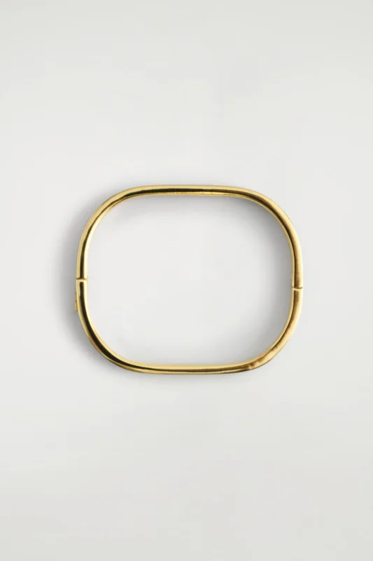 COS Women's Brazalete Rectangular Curvado in Dorado