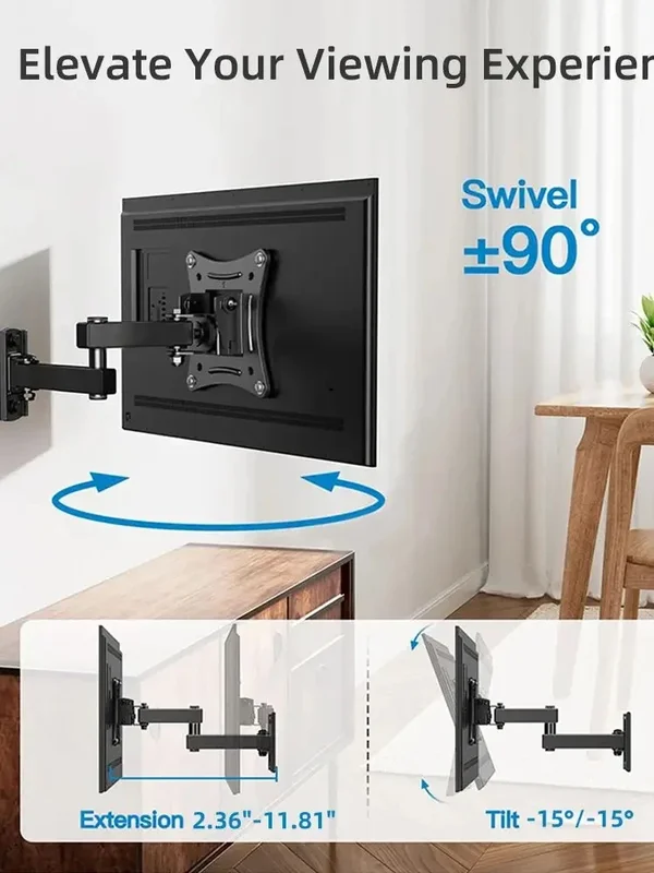 AliExpress - TV Monitor TV Mounts LCD LED Monitor Muurbeugel Verstelbare TV Scherm Houder TV Frame Ondersteuning Voor 10-32 Inch TV
