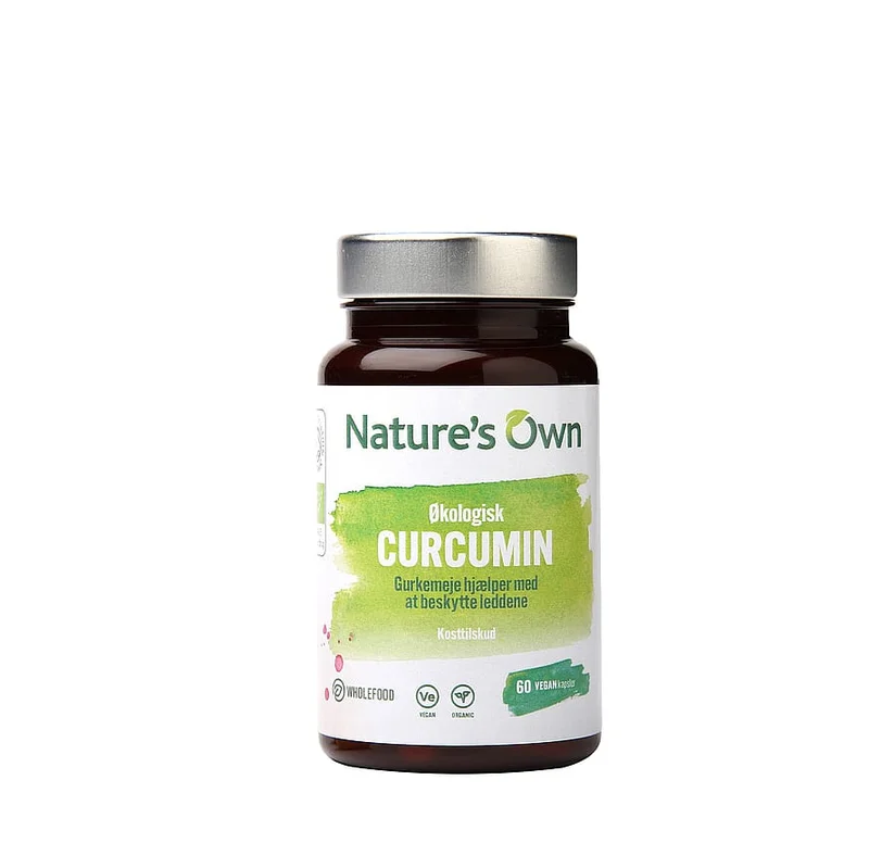 Natures Own Økologisk Curcumin 60 kaps, Helse & Madvarer, Ingredienser, Gurkemeje