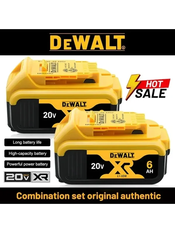 AliExpress - Batterie d'outil électrique Dewalt 20V 6000mAh d'origine DCB206 DCB205 DCB200 DCF887 DCG405 DCD791 DCF922 DCF850 DCD805