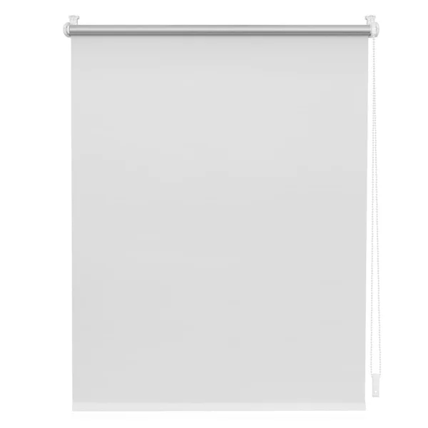 Termisk rullgardin utan borrning, mörkläggningsgardin, väggmontering, 90 cm x 200 cm - XF7 - Vit