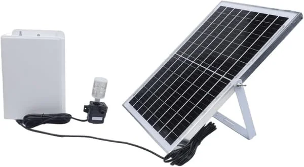 Pumpe 5-trins blæserdesign havedam springvand stenhave og kontinuerlig 9V solcelle vand 6W 10W med til variable lysforhold (9v 10w 9v