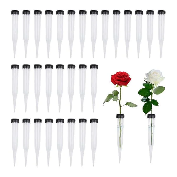 Blomster Rør Pakke med 50 Plastik Blomster Rør, Transparent Vand Rør til Blomster, Genanvendelige Blomster, Vand Rør-dwdz