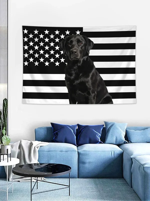 AliExpress - Tapisserie personnalisée avec drapeau américain et photos personnalisées sur 1 pièce, tapisserie décorative pour la chambre, pour la 