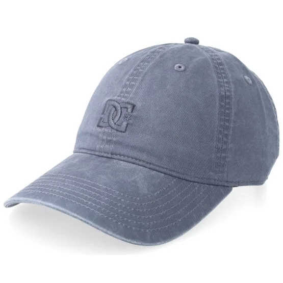 DC - Dc Cap Star Vintage Dark Denim Dad Cap Unconstructed Blue Cap - @ Hatstore