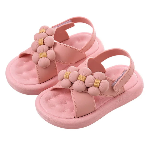 Justerbare flade sandaler til børn, pigesandaler, sandaler til småbørn