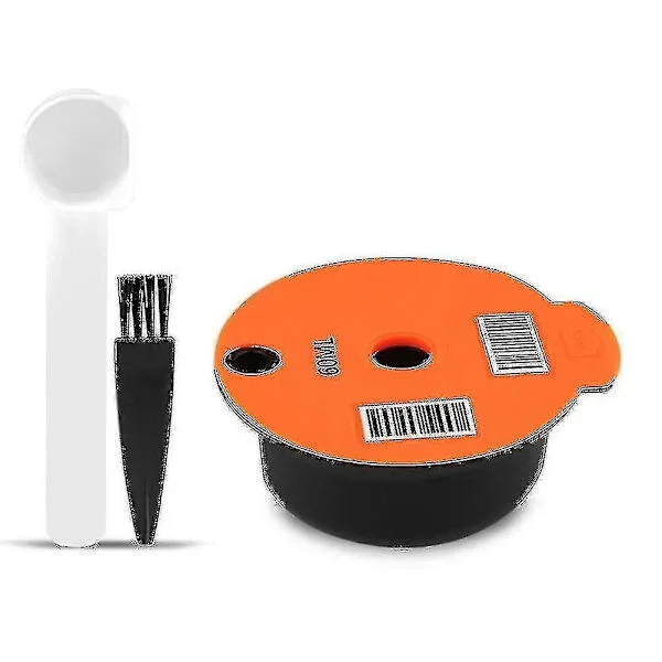 60 ml / 180 ml återanvändbara kaffekapslar för Bosch Tassimo-maskin, påfyllningsbar filterbehållare (storlek: 180 ml)