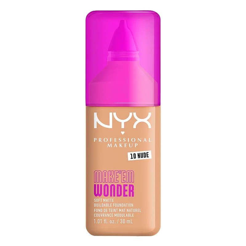 NYX PROFESSIONAL MAKEUP Make Em Wonder Foundation 10 Nude, Makeup, Ansigt, Foundation