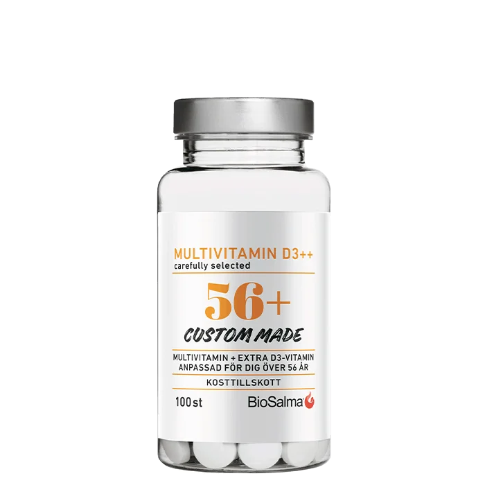 BioSalma Multivitamin 56+ D3++ 100 kapslar