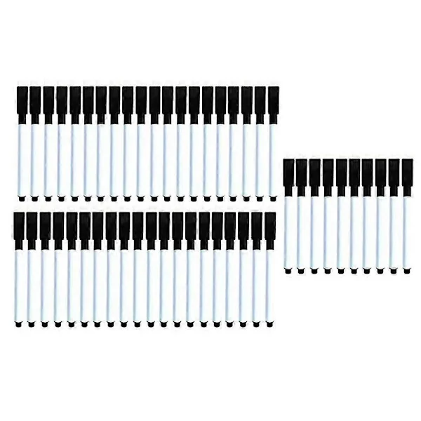 50 Pennor Vattenfärg Whiteboardmarkörer Torr Radering Whiteboardpenna Med Sudd Magnetiska Markörer W