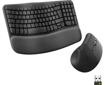 Logitech Wave Keys and Lift Combo - Fyndvara - Ergonomisk, trådlös mus och tangentbord
