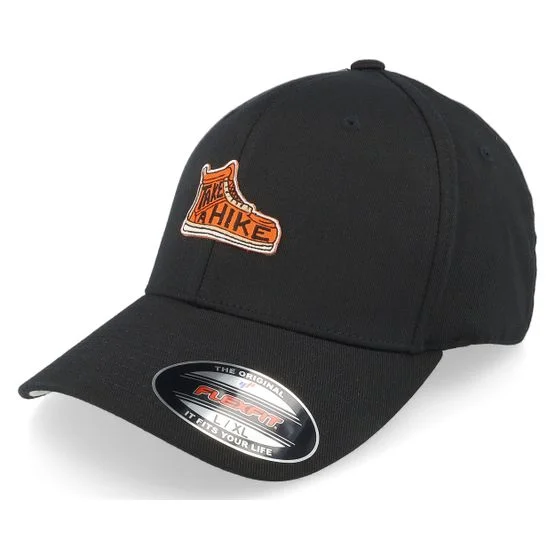 Wild Spirit - Schwarz flexfit Cap - Take A Hike Black Stretch Fit @ Hatstore