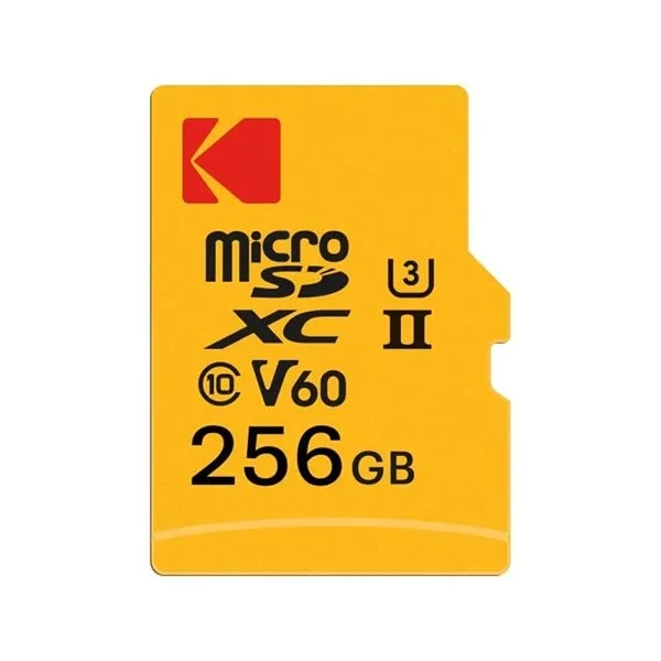Kodak MicroSDXC Class 10 UHS-II U3 V60 300/110MB/s 256GB / MicroSDXC minnekort / Flash-minnekort for mobil og kamera