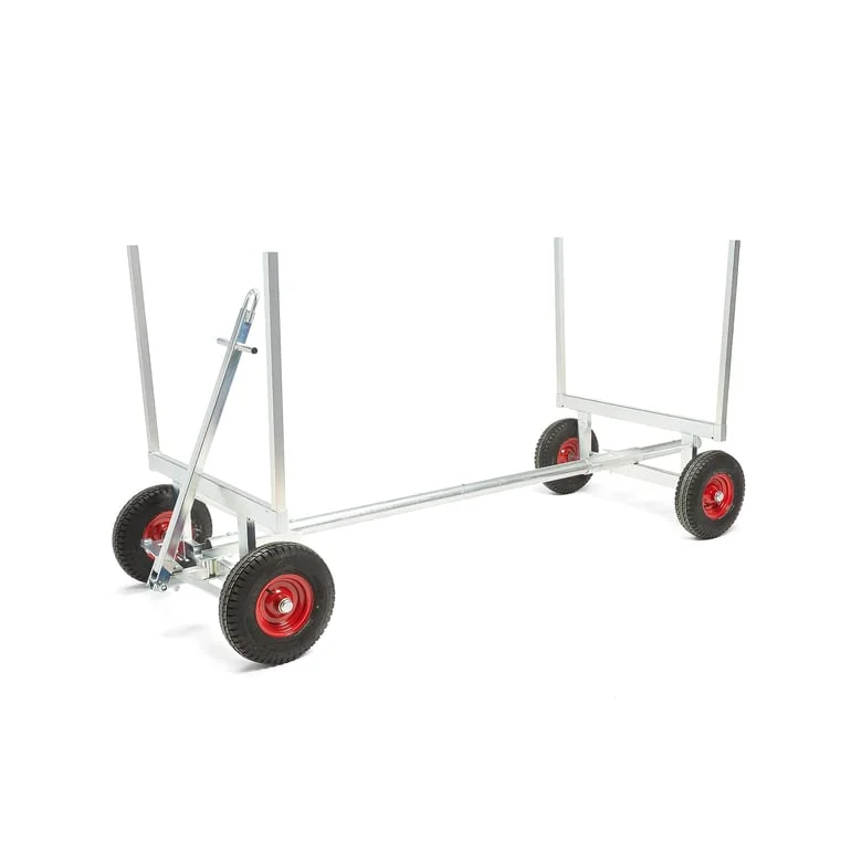 Langgodsvogn JOHN, galvaniseret, 2500 kg, 1420-1920 mm