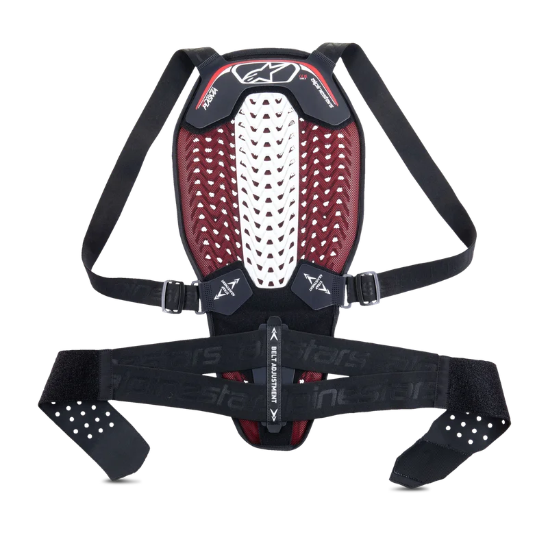 Motorrad Rückenprotektor Alpinestars Nucleon Plasma Schwarz-Weiß-Rot S