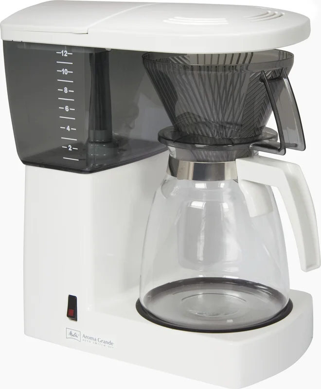 Melitta Excellent Grande Kaffebryggere hvit, 1100 W, Matlaging & griller