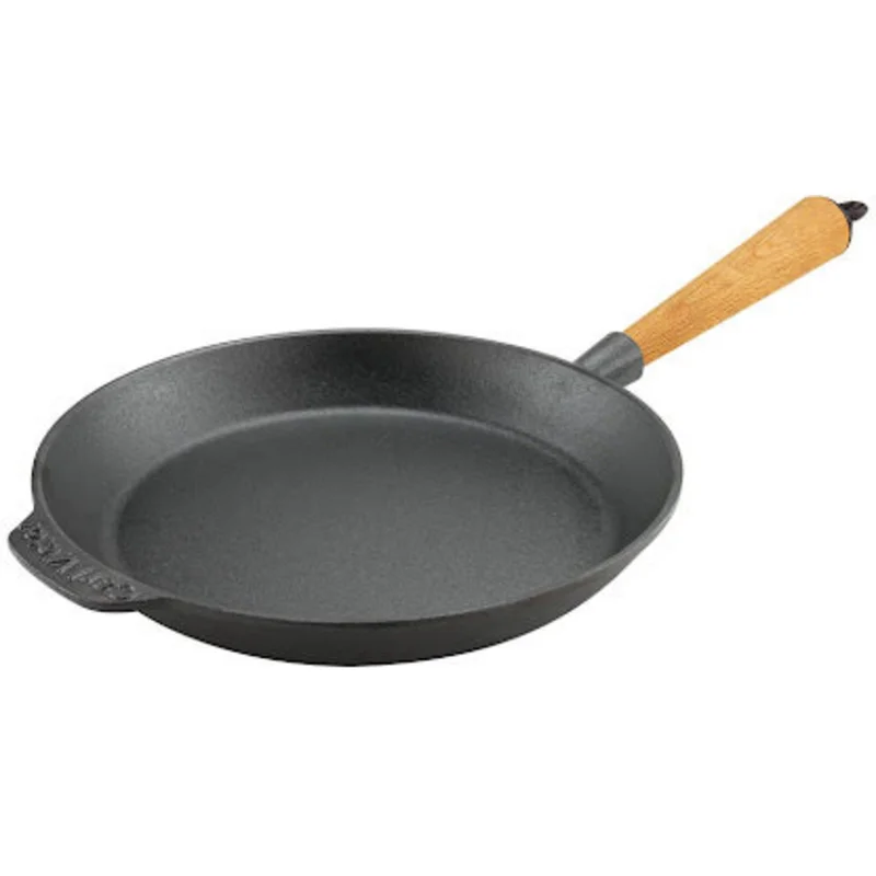 Carl victor Gjutjärnsstekpanna 24 cm, bok - Gjutjärn | Matlagning > Kokkärl & Stekpannor > Stekpannor > Gjutjärnsstekpanna | Bagaren och Kocken