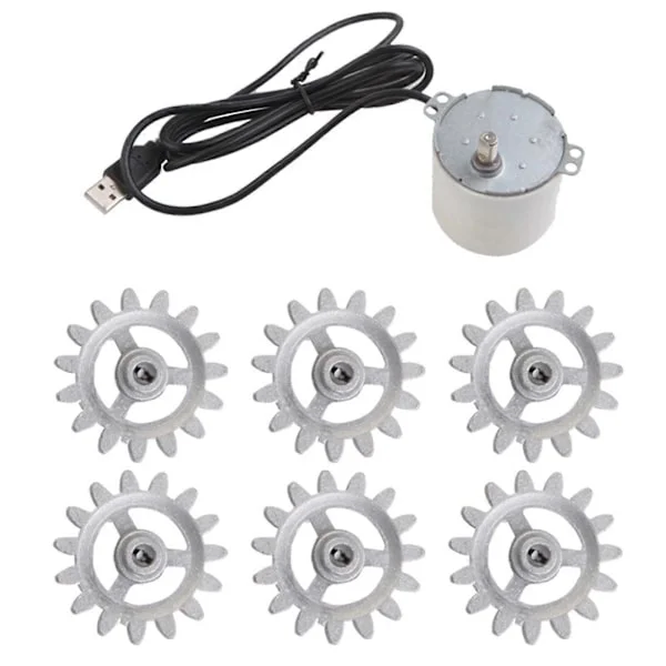Gear Mini Delar DIY Grill Rotisserie Motor Elektrisk Grill Ersättnings Rotisserie Motor Grillverktyg för Grill