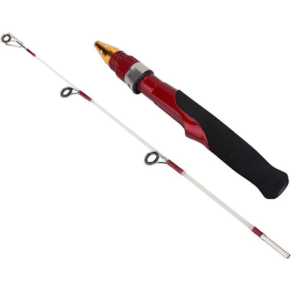 Isfiske stang 45 cm teltstang ultra-kort vinterfiske stang myk-tunet kort flåtestang