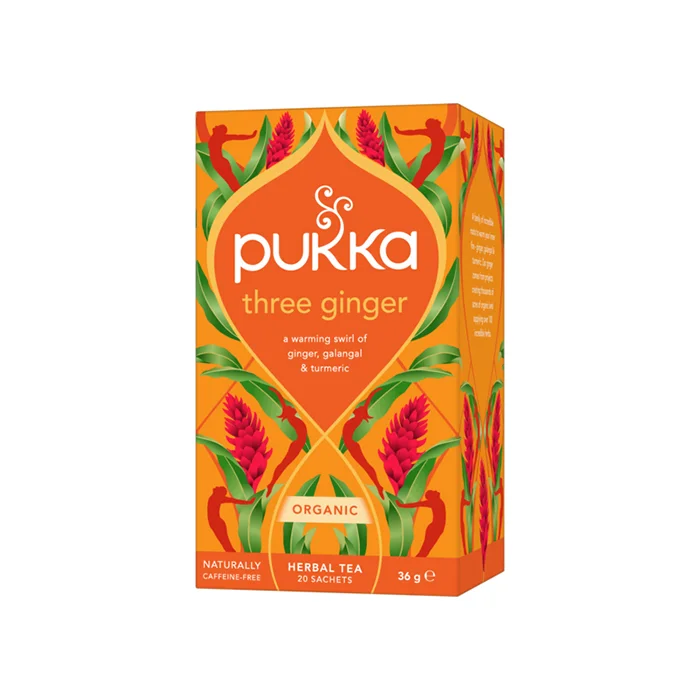 Pukka Urte-te Three Ginger ØKO 20 stk