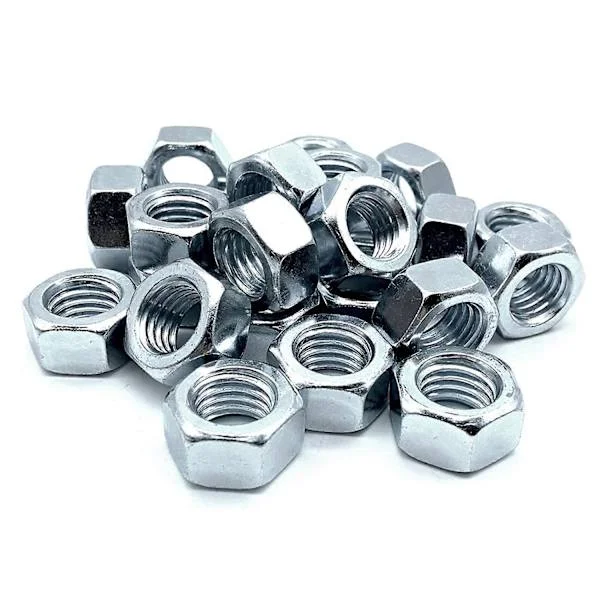 Mutteri | 50 Kuusiomutteri M6 | 5mm x 10mm | Sinkitty teräs DIN 934 | M6 Mutteri pulteille ja muttereille, liitoselementeille, sisä- ja ulkosäätöön ja