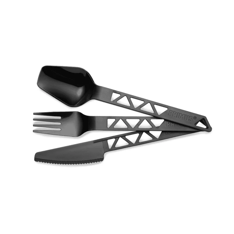 Primus TrailCutlery bestickset, svart | Dukning & Servering > Bestick > Bestickset | Bagaren och Kocken