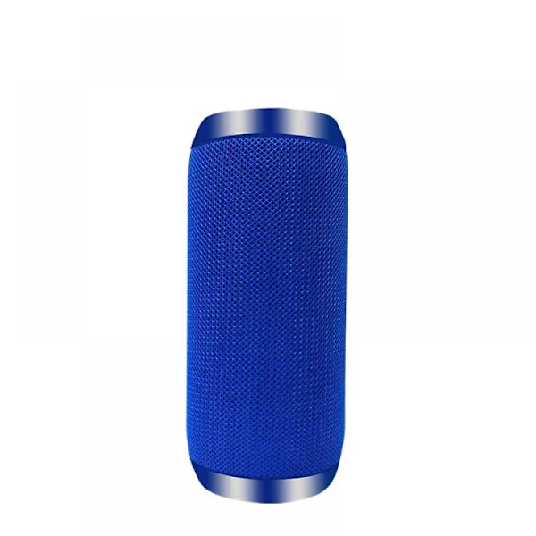 Bluetooth-högtalare, utomhus, bärbar, trådlös högtalare, Bluetooth 5.0, högt stereoljud, bas, familj, fest, present (blå) (FMY)
