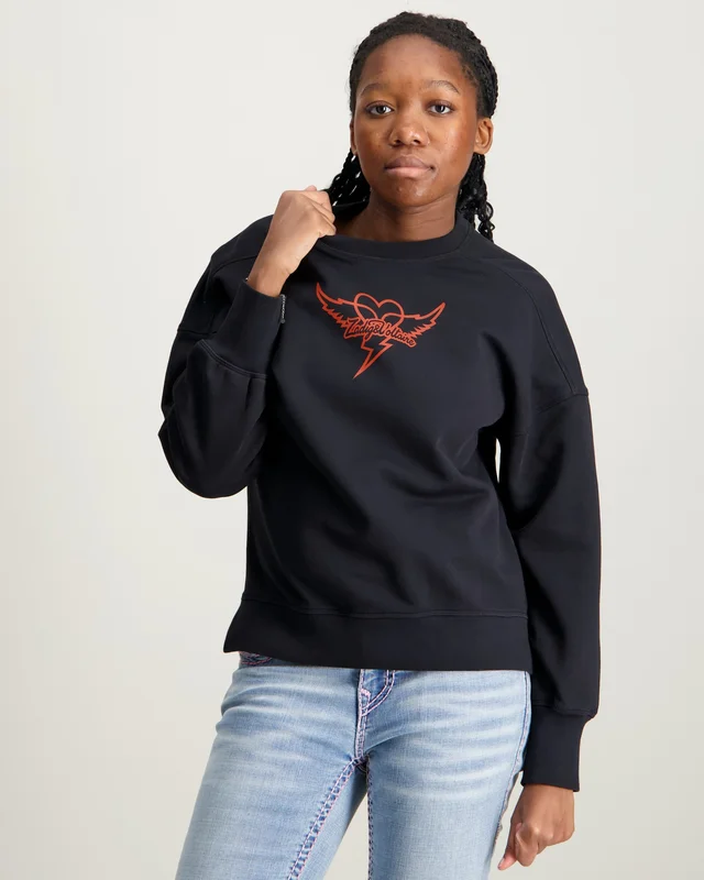 Zadig&Voltaire SWEATSHIRT Svart Genser Jente - Kids Brand Store